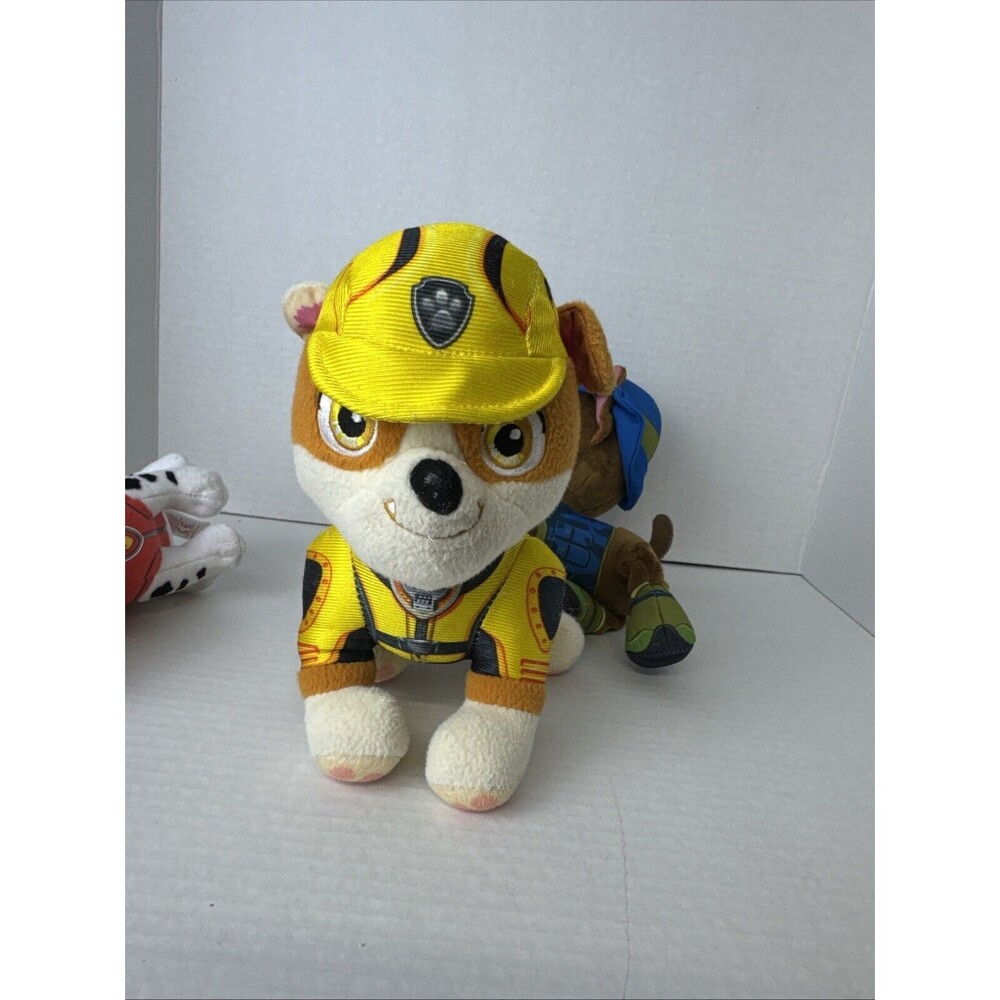 Paw Patrol Plush TY Marshall Chase Rubble Lot Of 4 - Picture 9 of 13